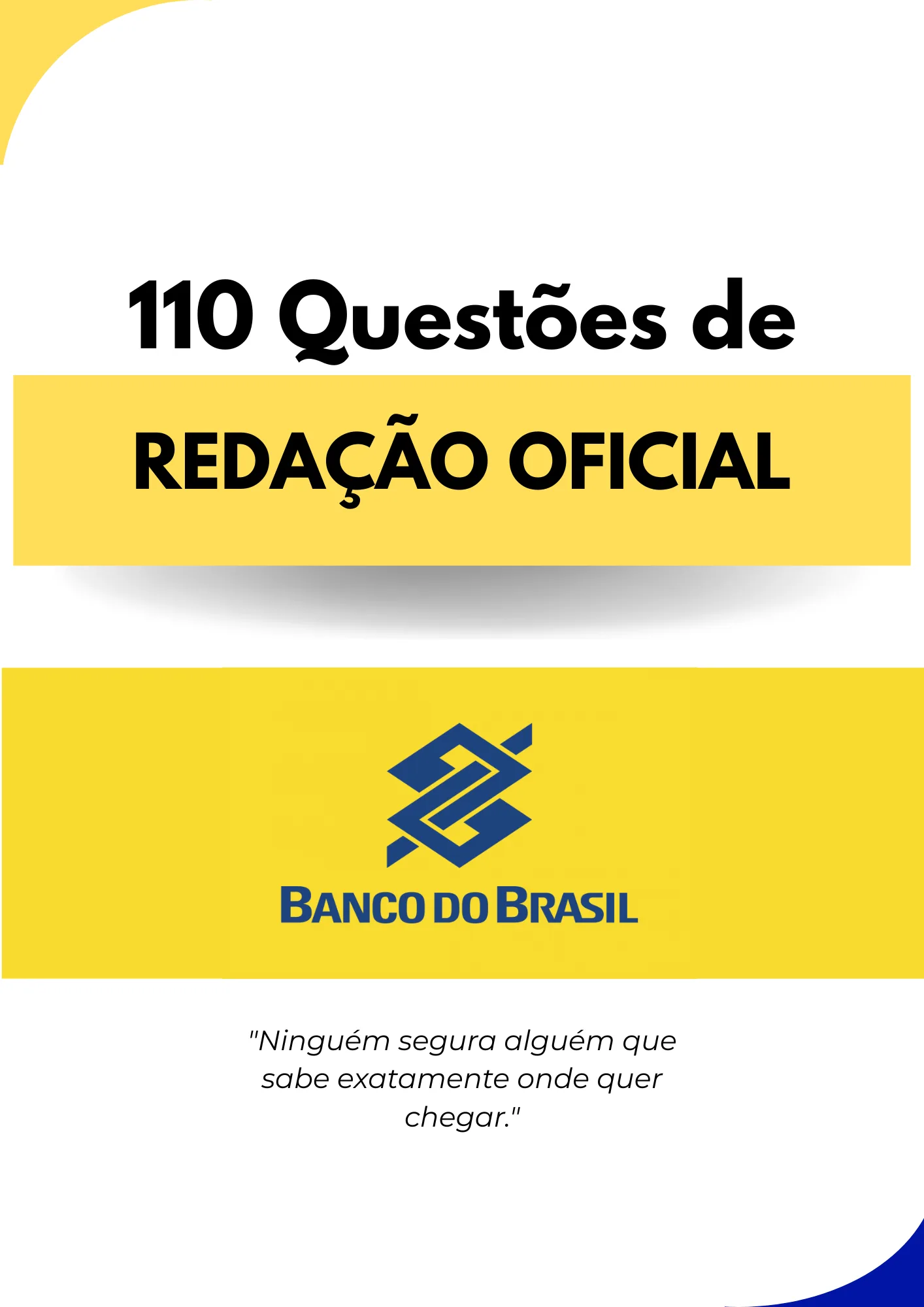 Capa — Redação Oficial